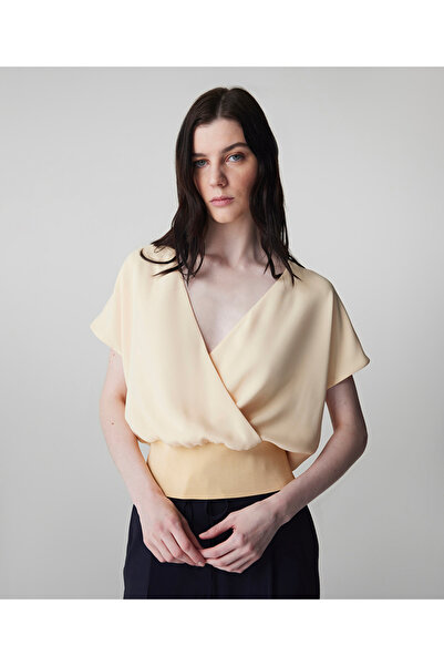 İpekyol Bel vurgulu kruvaze bluz