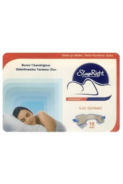 Sleep Right Extra Burun Bandı 10'lu