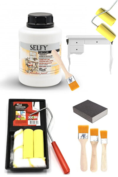 GLANCE Rich Selfy Decor Beyaz Vernikli Boya 1250 cc Set