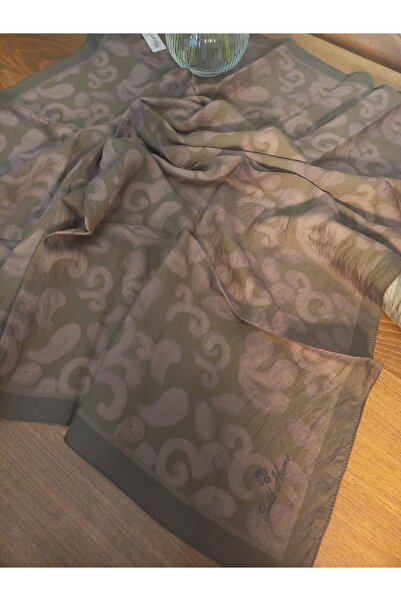 Silk Home وشاح فيلورا بودرة القهوة