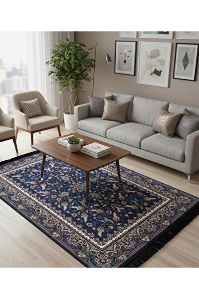 dekorug Bambu Premium Etnik Desenli Salon Halısı, Koridor Halısı, Yatak Odası...