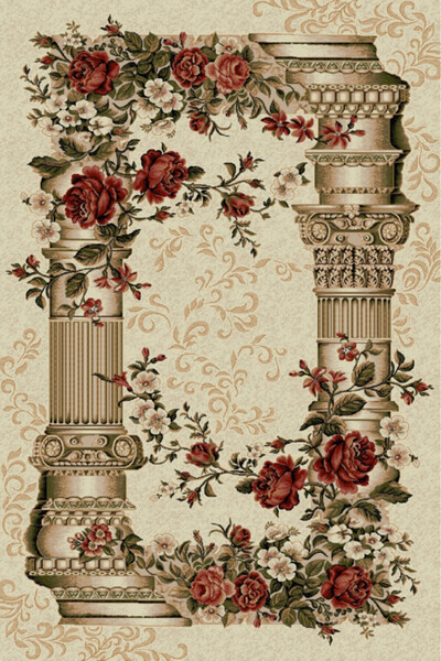 Talis Κλασικό χαλί, Lotos Columns Μπεζ 150x230 cm