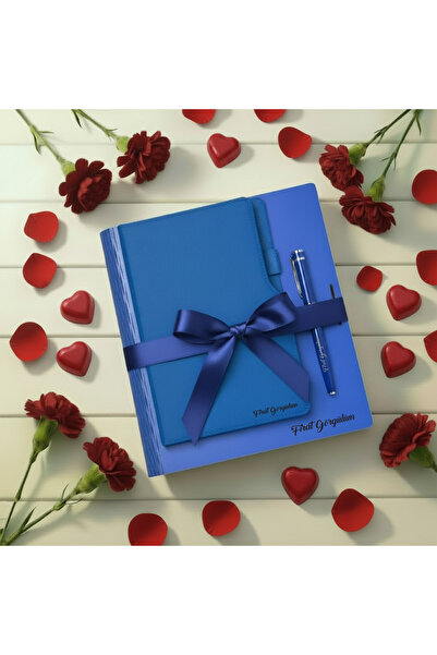 ertal hediyelik Kişiye Özel İsimli Renkli Ahşap Kutusunda Ajanda Not Defteri ...