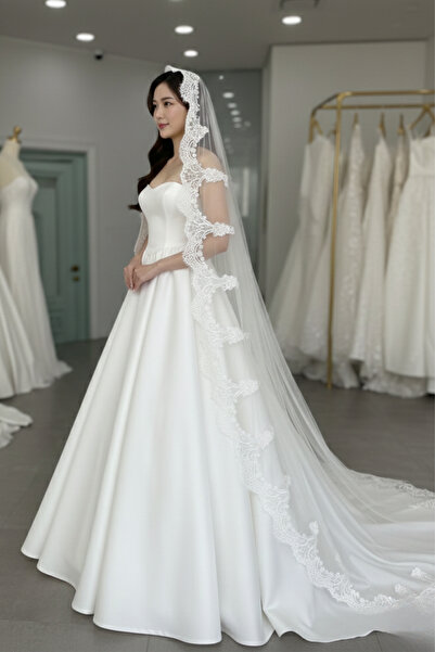 Paradise Collection Moda Evi İthal Lez Dantel Rahibe Duvak