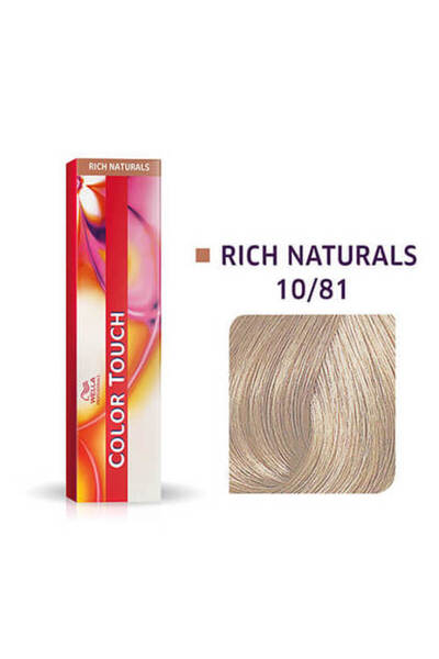 Wella Professionals Color Touch demi-permanent hair dye 10/81 – bright ash bl...