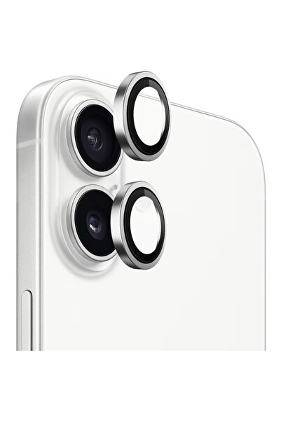 Other Folie pentru iPhone 17 - Blueo Original Metal Frame Lens Glass - Argintiu