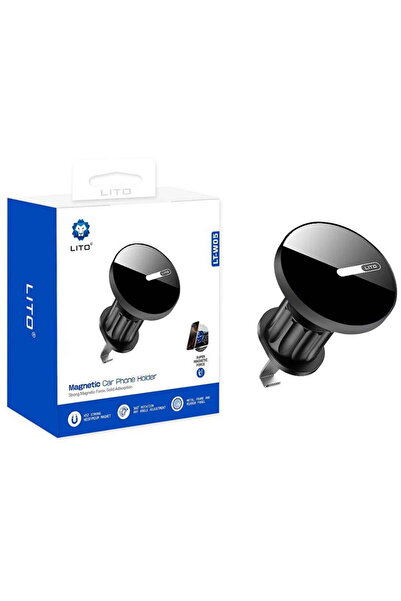 Lito Car Mount, Magnetic, Dashboard Holder - (LT-W05) - Black