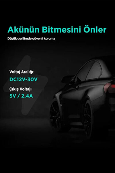 Vothoon Park Modu Kablosu Type-C Akü Sigorta Bağlantı Kablosu Araç İçi Kamera Tüm Kameralara Uyumlu