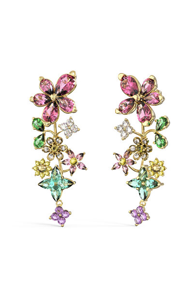 Guess Secret Garden Goldfarbene Ohrringe JUBE06030JWYGMCT-U