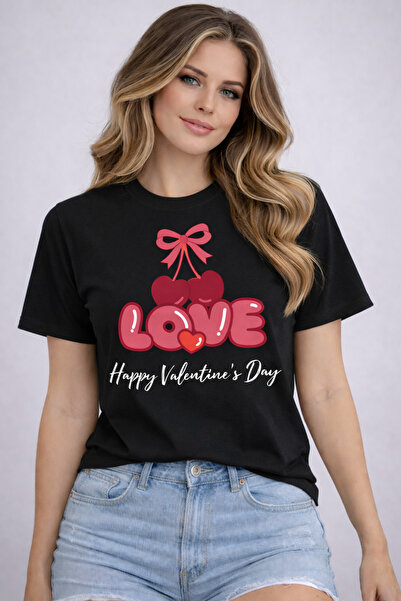 herkesemoda Tricou de bază cu imprimeu Love