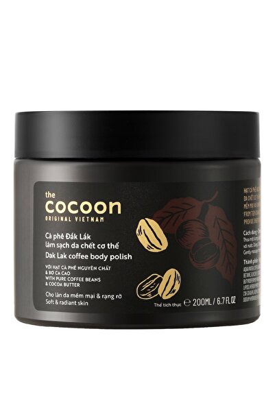 The Cocoon Original Vietnam مقشر الجسم بقهوة الداك لاك من كوكون 200 مللى