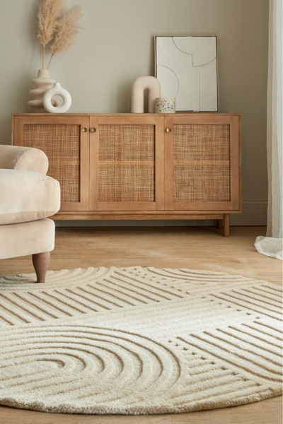 Talis Χαλί Zen Garden 160X160 cm, στρογγυλό, Flair Rugs
