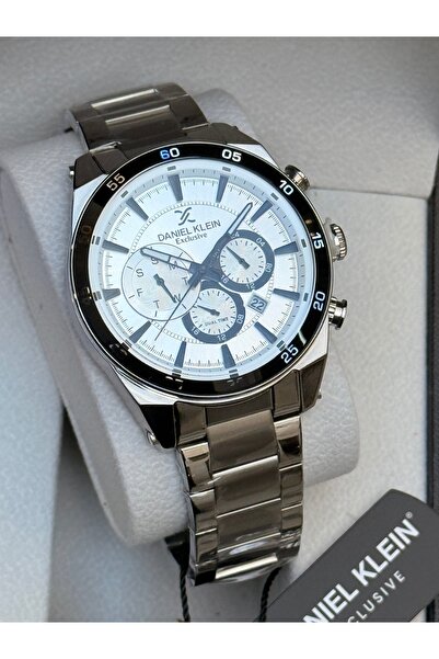 Daniel Klein Exclusive Men's Wristwatch 3 Atm Water Resistant Silver Color St...