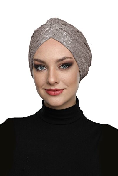 elysianfidan غطاء رأس طبي جاهز باللون البني مبطن بقماش لامع، مناسب للاستخدام ...