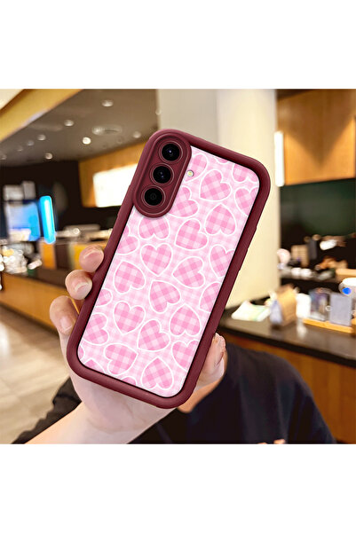 Hontinga حافظة هاتف مقاومة للصدمات من مادة السيليكون بنمط القلب متوافقة مع ها...