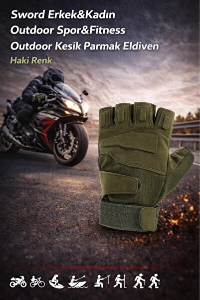 SINGLE SWORD Рукавички з відрізаними пальцями для чоловіків та жінок Outdoor ...