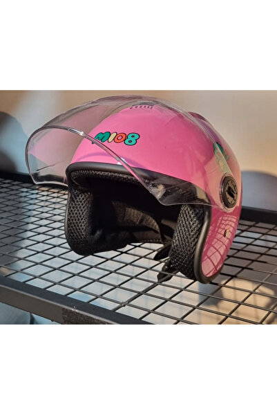 gogo premium Yarım Çocuk Kaskı Pembe