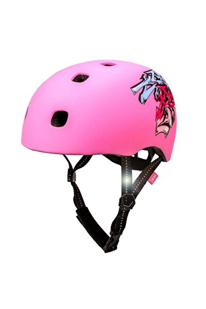 Crazy Safety Cască de bicicletă pentru adulți, curea reflectorizantă, mărime ...