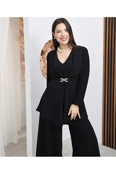 VESS MODA Set dublu cu detaliu cataramă, pentru sus și jos