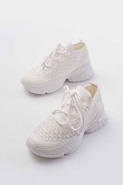 Zerenyus Exi̇n-Sp-2024 Premium White Daily Lace-Up Mesh Women's Sneaker with ...