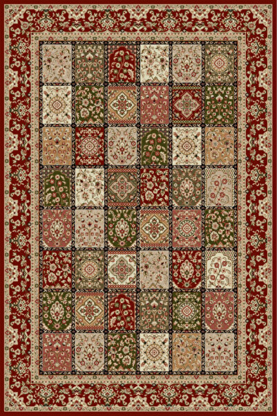 Talis Modern Red Lotus Carpet, 120x170 cm