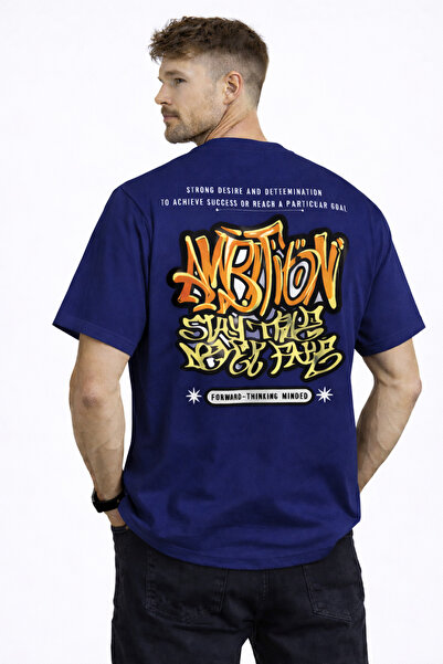 herkesemoda Tricou Basic cu text imprimat în față și în spate