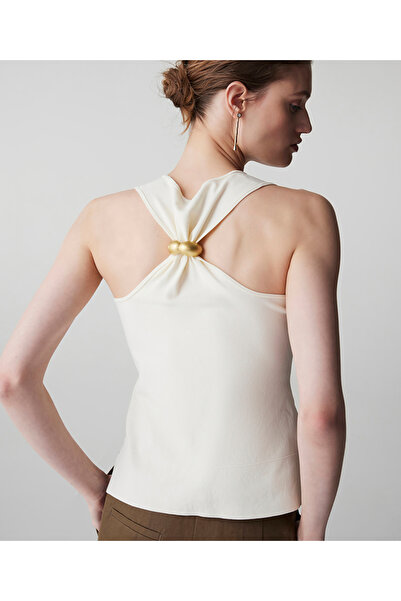 İpekyol Metal aksesuarlı triko