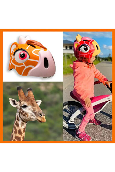 Crazy Safety Cască de bicicletă pentru copii, model 3D, mărime reglabilă 49-5...