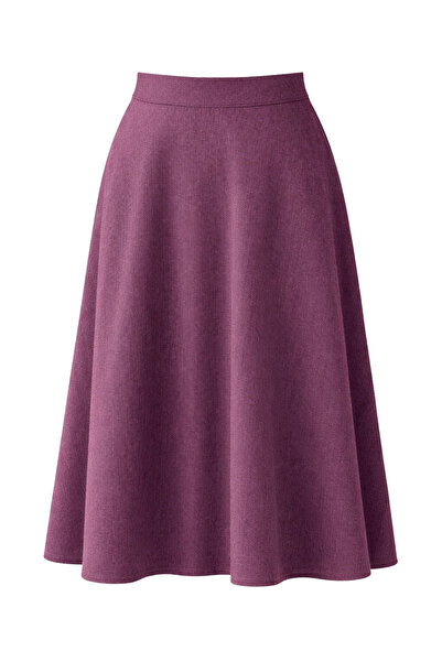 Retrobird Valerie Winter Flared Long Skirt Women's Plum