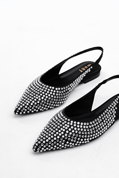 MARY Women's Ballet Flats Pointed Toe Strappy Flat Sole Women's Shoes Ballet ...