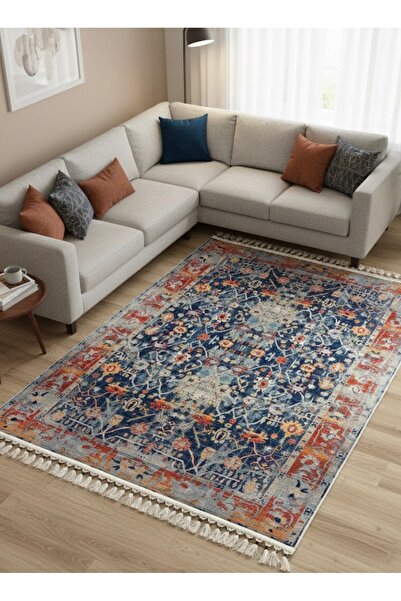 dekorug Bambu Premium Etnik Desenli Salon Halısı, Koridor Halısı, Yatak Odası...