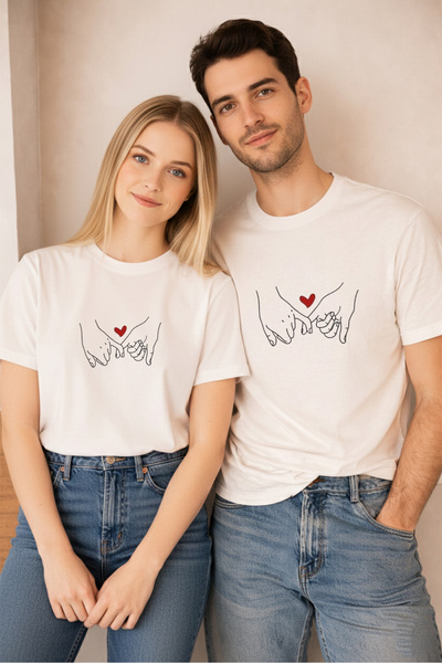 LORVEX T-Shirt Couple Combination Valentine's Day February 14 Valentine's Day...