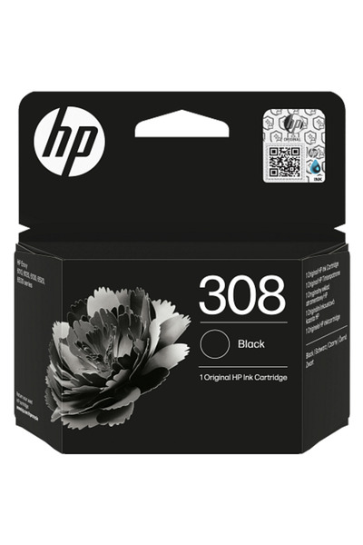 HP Hewlett-Packard 308 Black Original Ink Cartridge