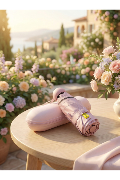 Saule Çantalı Özel Kılıf Hediyeli Kapsül Şemsiye, Cep Şemsiye , Mini Şemsiye,...