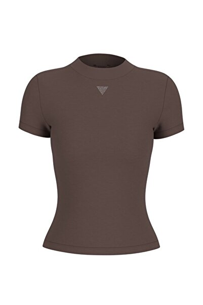 Guess Mock Kadın Yün Ipek Karışımlı Top