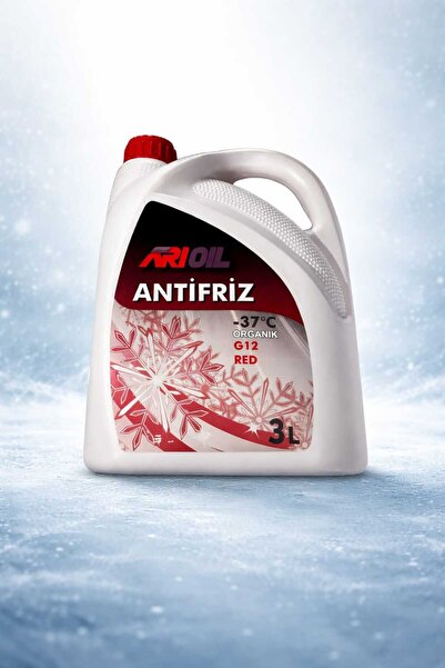 Arıoil ORGANİK KIRMIZI ANTİFİRİZ (-37) HER MODELE UYUMLU 3LT