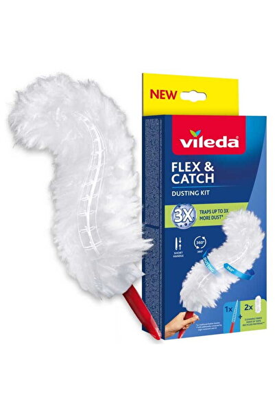 Vileda Dust Removal Set, Short Handle + 2 Refills