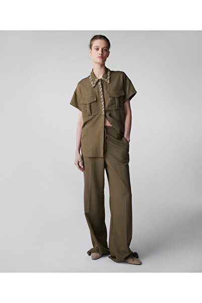 İpekyol Wide leg fit belden bağlamalı pantolon