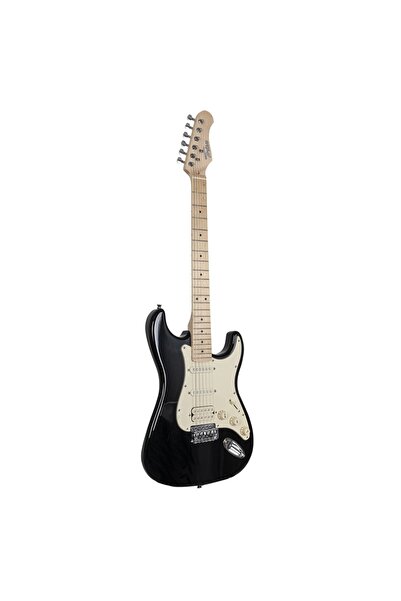 TRION TGP-112-BK Aksesuar ve Amfi Dahil Siyah Elektro Gitar Seti