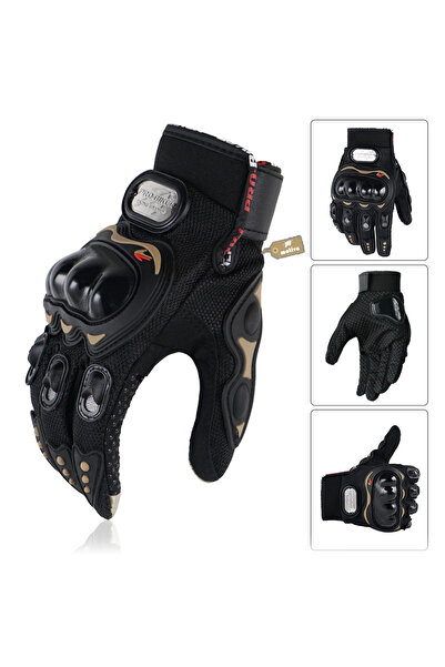 TAHMAZ MOTOR Motosiklet Siyah Korumalı Dokunmatik Ekran Kaymaz Elastik Kumaş ...