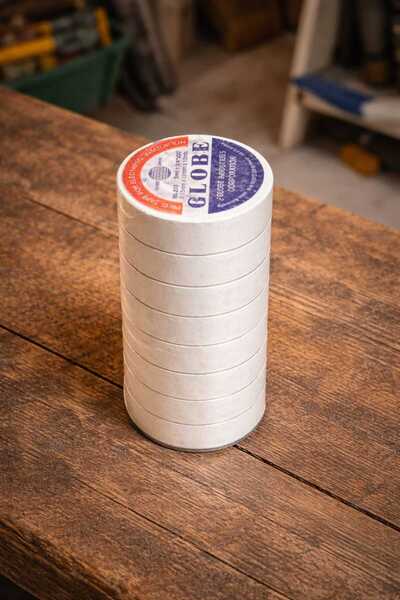 ACIOĞLU PARAKENDE Globe Beyaz Elektrik bant'ı veya dekoratif bant