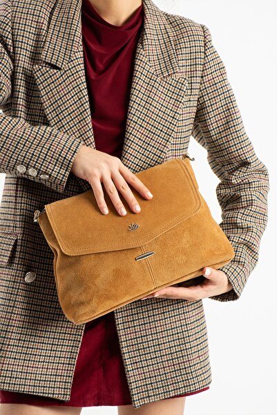 PIEL LINO KADIN HAKİKİ DERİ ÇAPRAZ ÇANTA PL028-S TABA