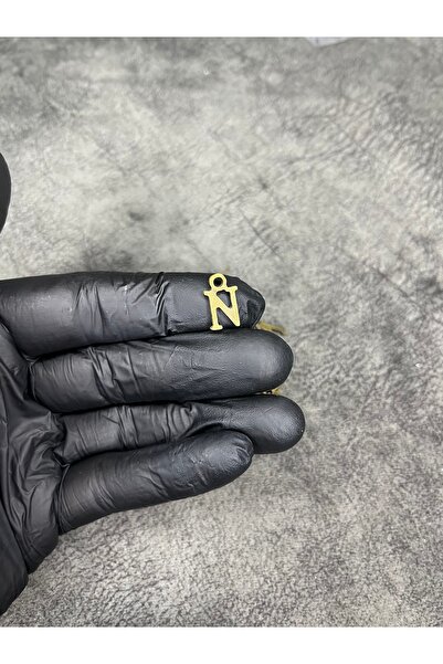 Mos Tespih 1 Adet N Harfi Bronz Eskitme Tesbih Püskül Ucu Kolye Ucu Takı Malz...