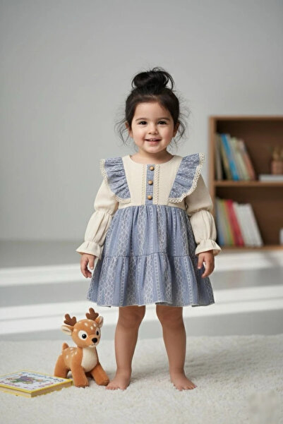 aysskids Casey Holiday Long Sleeve Skirted Special Occasion Girls' Dress