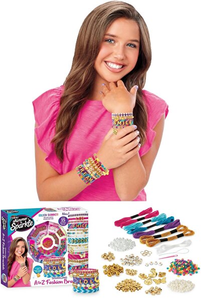 TOYFEST مجموعة صنع الأساور اللامعة من كرا-ز-آرت