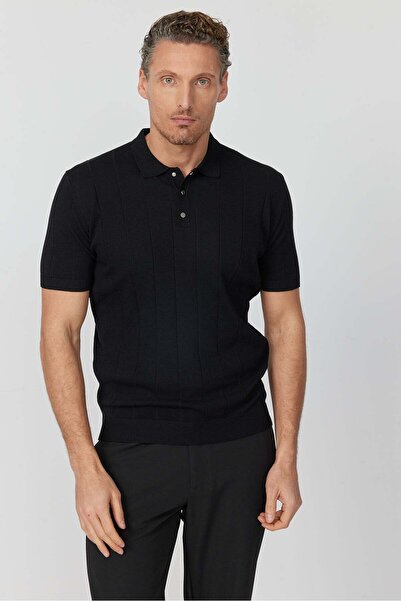 PAULMARK تي شيرت تريكو بياقة بولو للرجال