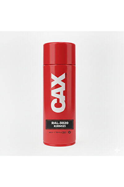 caxcolors CAX Colors RAL 3020 Parlak Kırmızı Sprey Boya - Metal Ahşap Plastik...