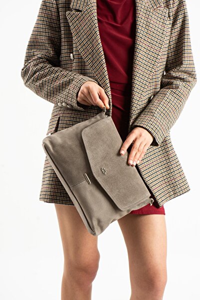 PIEL LINO KADIN HAKİKİ DERİ ÇAPRAZ ÇANTA PL028-S VİZON