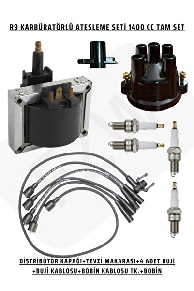 FZW R9 KARBÜRATÖRLÜ 1400 ATEŞLEME BUJİSİ BOBİNİ DİSTRİBÜTÖR KAPAĞI TEVZİ MAKA...
