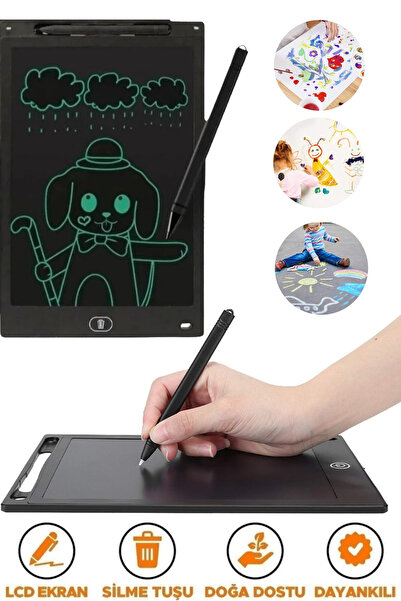 Privo LCD Ekranlı Dijital Çizim Tableti Kalemli Çocuk Yazı Tahtası Grafik Res...